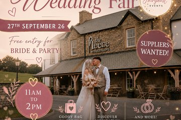 Wedding Fair @ The Fleece at Ruleholme - 27th September 2026