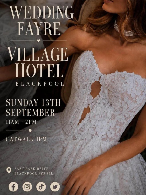 Village Hotel Club Blackpool Wedding Fayre - 13th September 2026