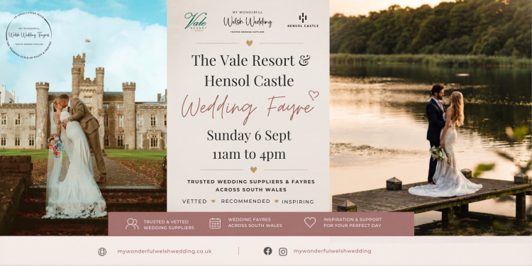 The Vale Resort & Hensol Castle Wedding Fayre - 6th September 2026