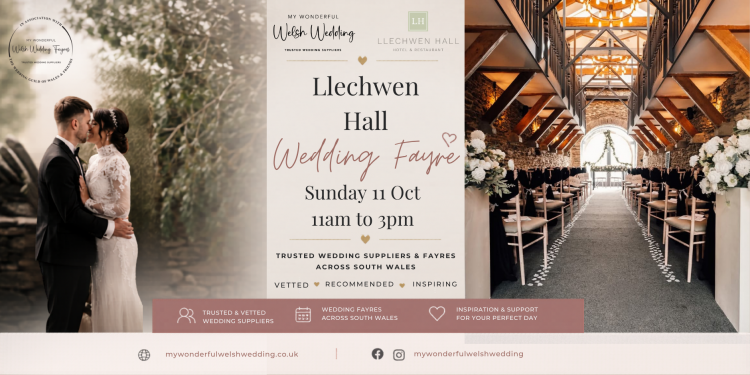 Llechwen Hall Hotel Wedding Fayre - 11th October 2026