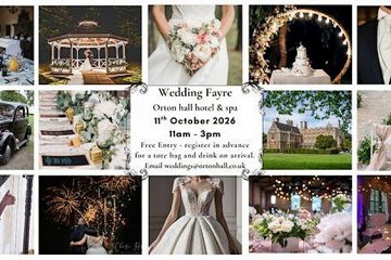 Wedding Fayre at Orton Hall Hotel and Spa - 11th October 2026