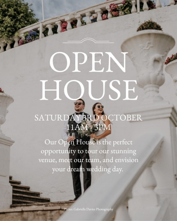Plas Maenan Country House Wedding Venue Open House - 3rd October 2026