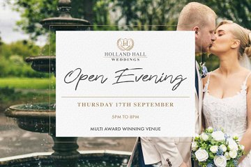 September Open Evening at Holland Hall  - 17th September 2026