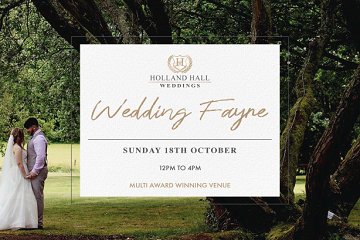 October Wedding Fayre at Holland Hall - 18th October 2026