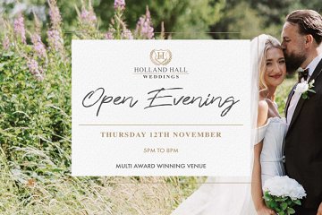 November Open Evening at Holland Hall  - 12th November 2026