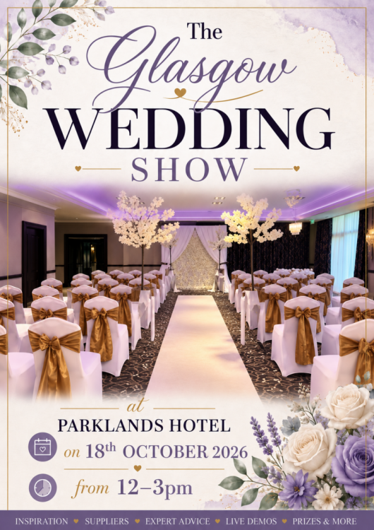 The Glasgow Wedding Show at Parklands Hotel  - 18th October 2026