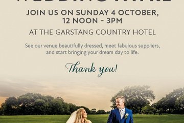 Lancashire Wedding Fayre at Garstang Country Hotel - 4th October 2026