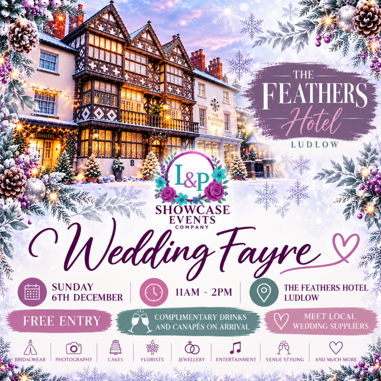 Christmas Wedding Fayre at The Feathers Hotel, Ludlow - 6th December 2026