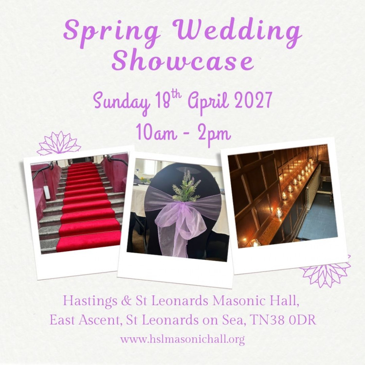 St Leonards Masonic Hall Spring Wedding Showcase - 18th April 2027