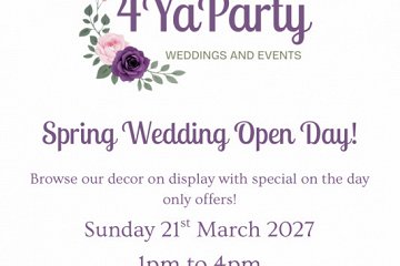 Spring 4YaParty Wedding Showcase - 21st March 2027