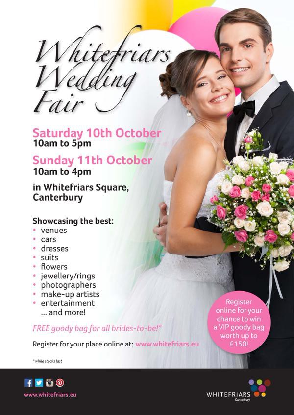 Whitefriars Canterbury Wedding Fair - 10th October 2015