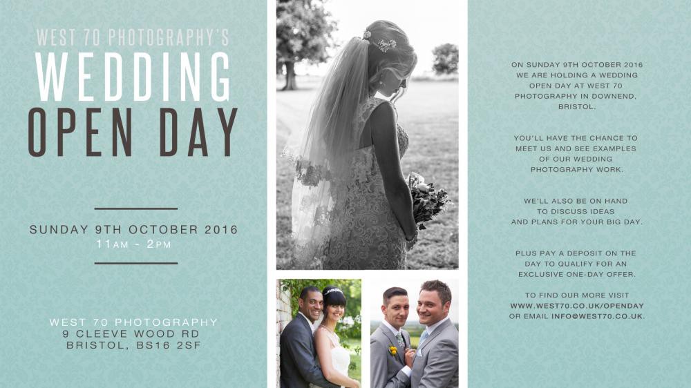 West 70 Photography's Wedding Open Day - 9th October 2016
