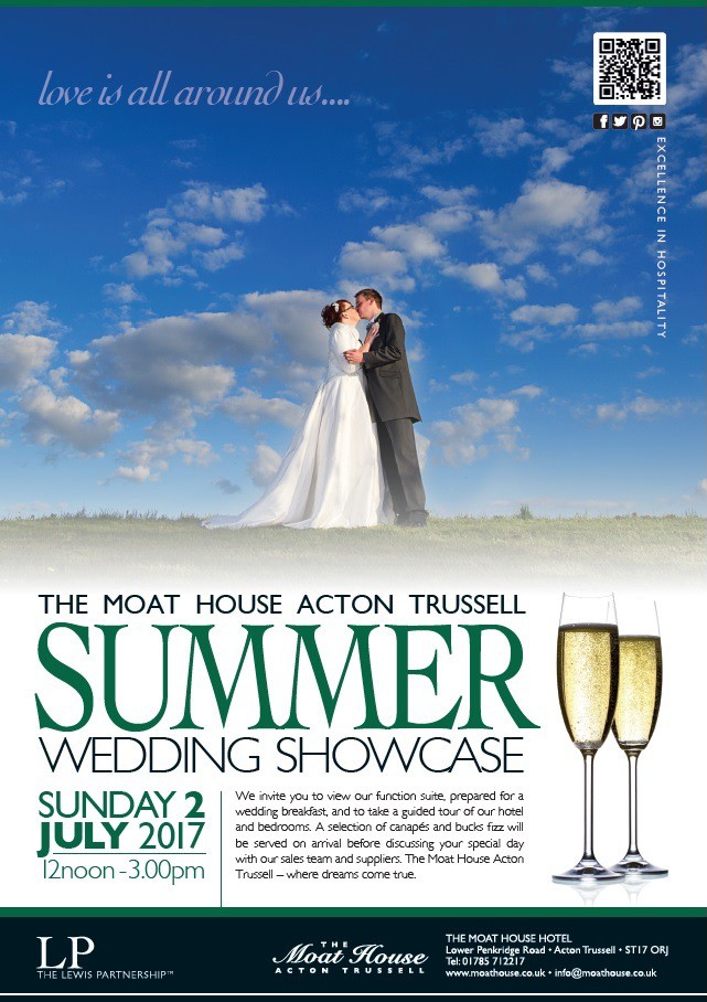 Summer Staffordshire Wedding Showcase - 2nd July 2017