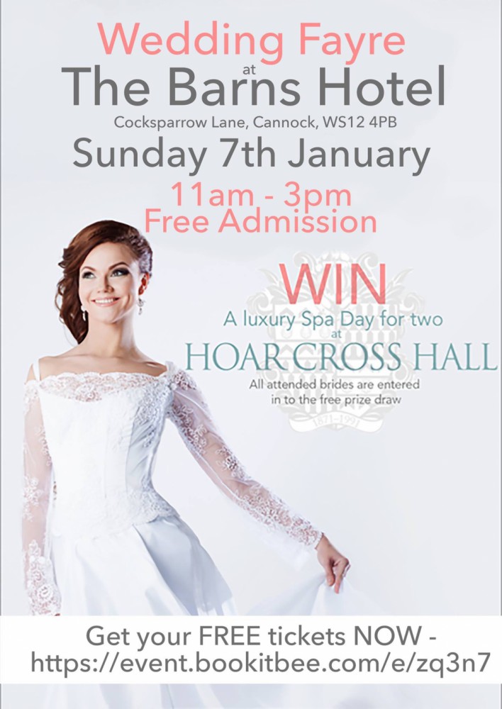 The Barns Hotel Wedding Fayre - 7th January 2018