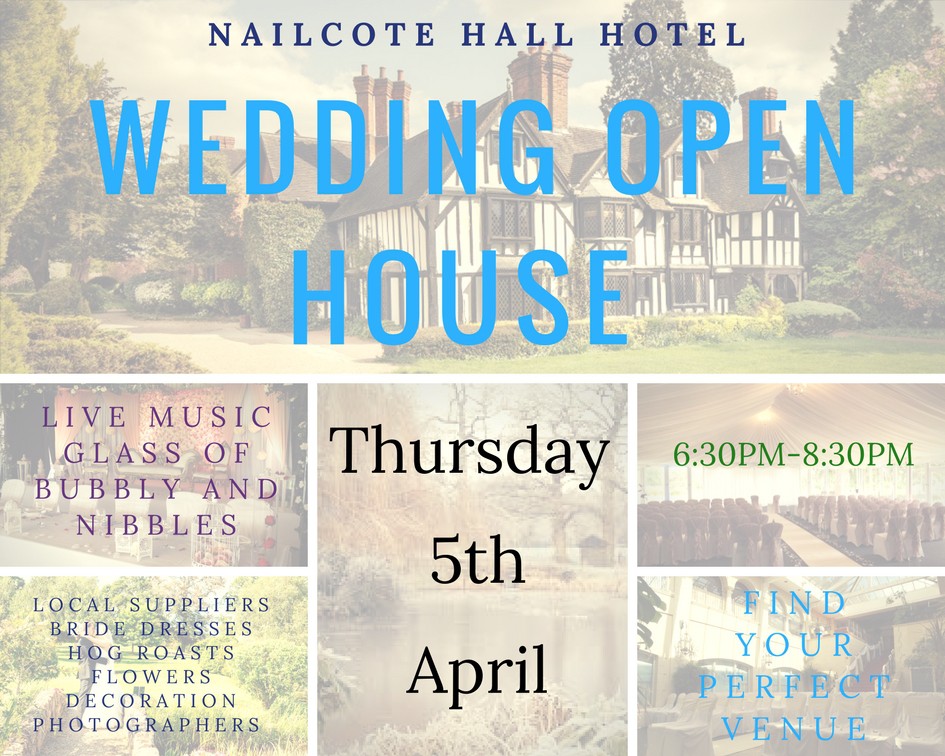 Wedding Open evening at The Hall, Coventry - 5th April 2018