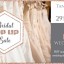 Yorkshire's Biggest Pop Up Bridal Sale at Tankersley Manor  - 29th September 2019
